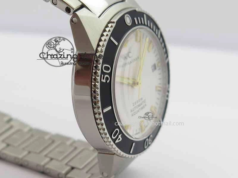 Aquatimer Automatic SS Noob Best Edition White Dial On SS Bracelet A2824