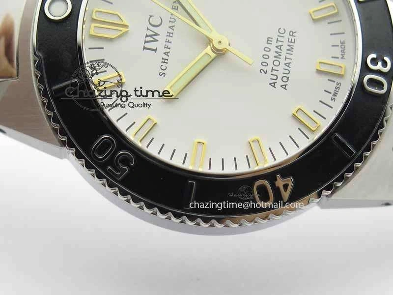 Aquatimer Automatic SS Noob Best Edition White Dial On SS Bracelet A2824