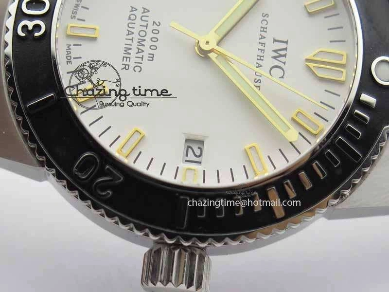 Aquatimer Automatic SS Noob Best Edition White Dial On SS Bracelet A2824
