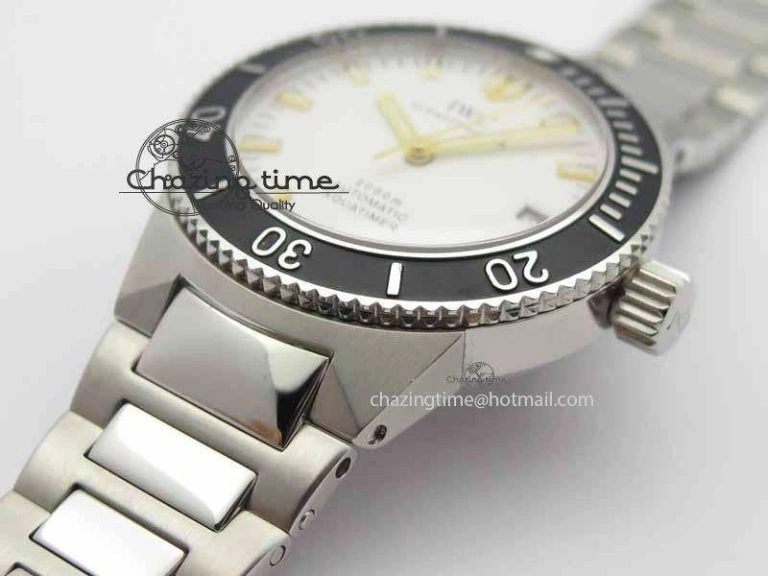 Aquatimer Automatic SS Noob Best Edition White Dial On SS Bracelet A2824
