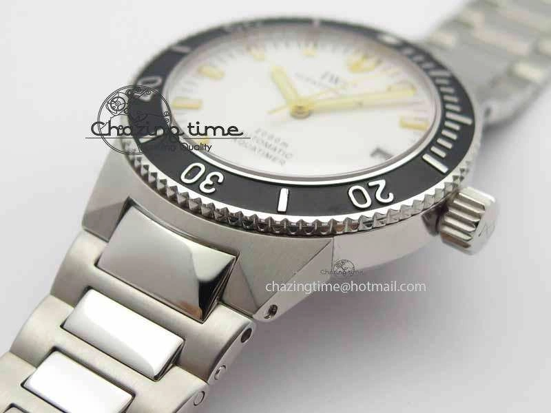 Aquatimer Automatic SS Noob Best Edition White Dial On SS Bracelet A2824