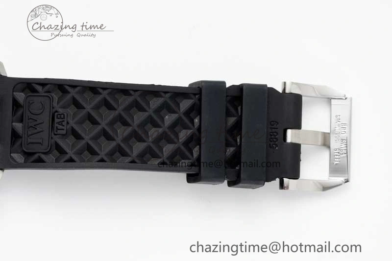 Aquatimer Automatic SS RSF 1:1 Best Edition Black Yellow Dial on Black Rubber Strap A2892