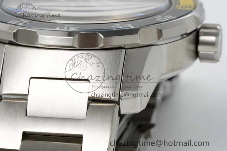 Aquatimer Automatic SS RSF 1:1 Best Edition Black Yellow Dial on SS Bracelet A2892