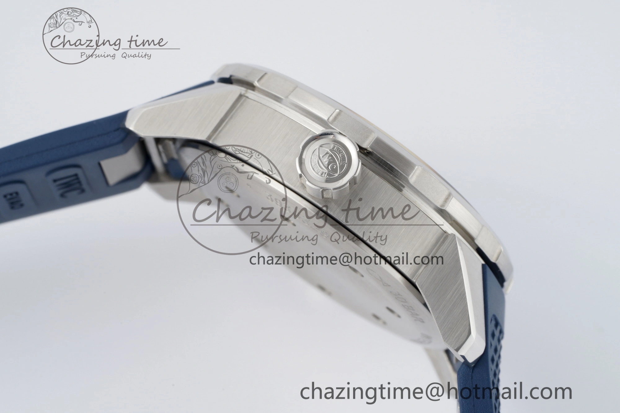 Aquatimer Automatic SS RSF 1:1 Best Edition Blue Dial on Blue Rubber Strap A2892
