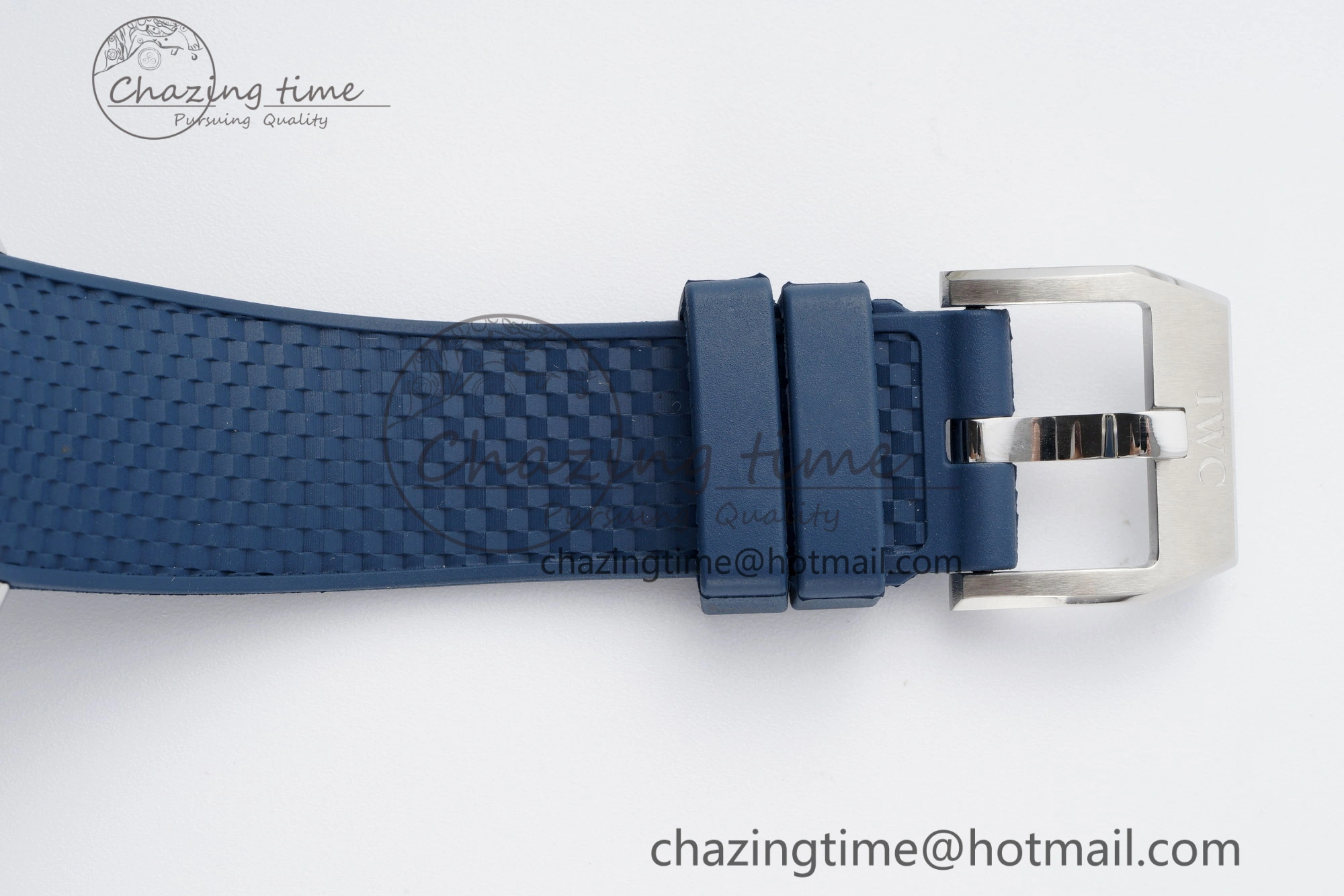 Aquatimer Automatic SS RSF 1:1 Best Edition Blue Dial on Blue Rubber Strap A2892