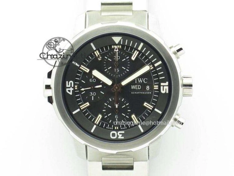 Aquatimer Automatic SS RSF 1:1 Best Edition Blue Dial on Blue Rubber Strap A2892