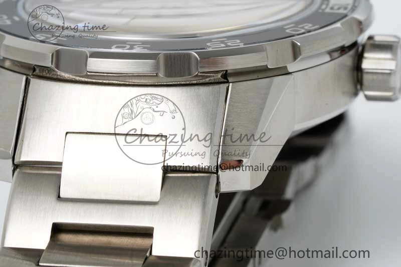 Aquatimer Automatic SS RSF 1:1 Best Edition White Black Dial on SS Bracelet A2892
