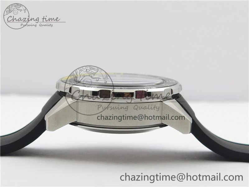 Aquatimer Chrono IW376702 SS BLS 1:1 Best Edition Black Dial on Black Rubber Strap A7750