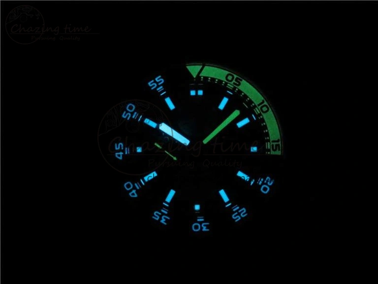 Aquatimer Chrono IW376702 SS BLS 1:1 Best Edition Black Dial on Black Rubber Strap A7750