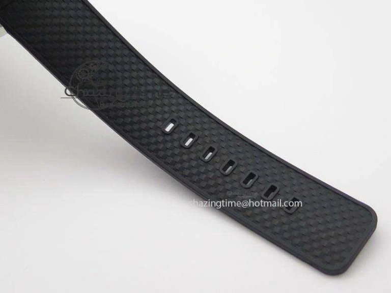 Aquatimer Chrono IW376803 V6F 1:1 Best Edition Black Dial On Rubber Strap A7750