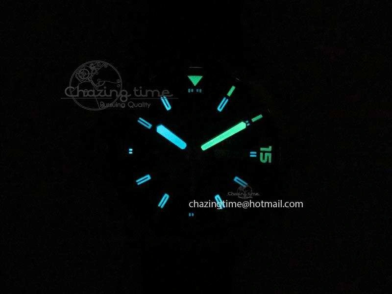 Aquatimer Chrono IW376803 V6F 1:1 Best Edition Blue Dial On Rubber Strap A7750