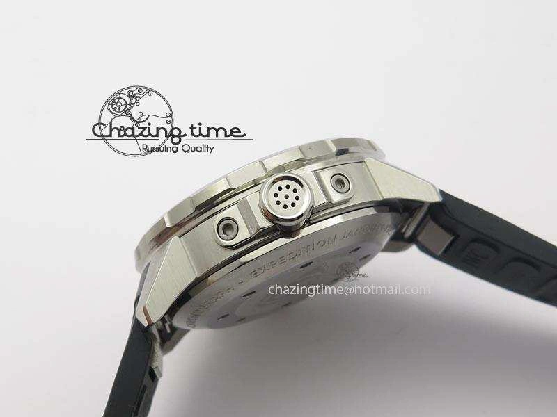 Aquatimer Chrono IW376803 V6F 1:1 Best Edition Blue Dial On Rubber Strap A7750