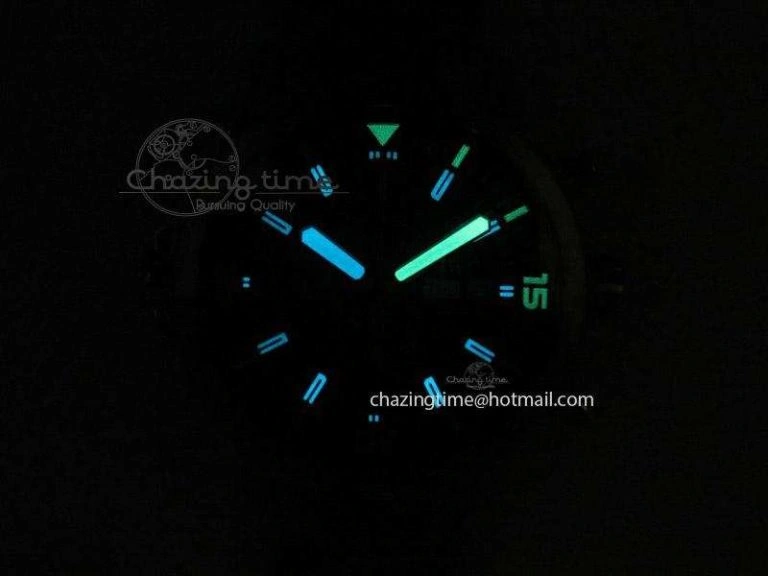 Aquatimer Chrono IW376803 V6F 1:1 Best Edition Blue Dial On SS Bracelet A7750