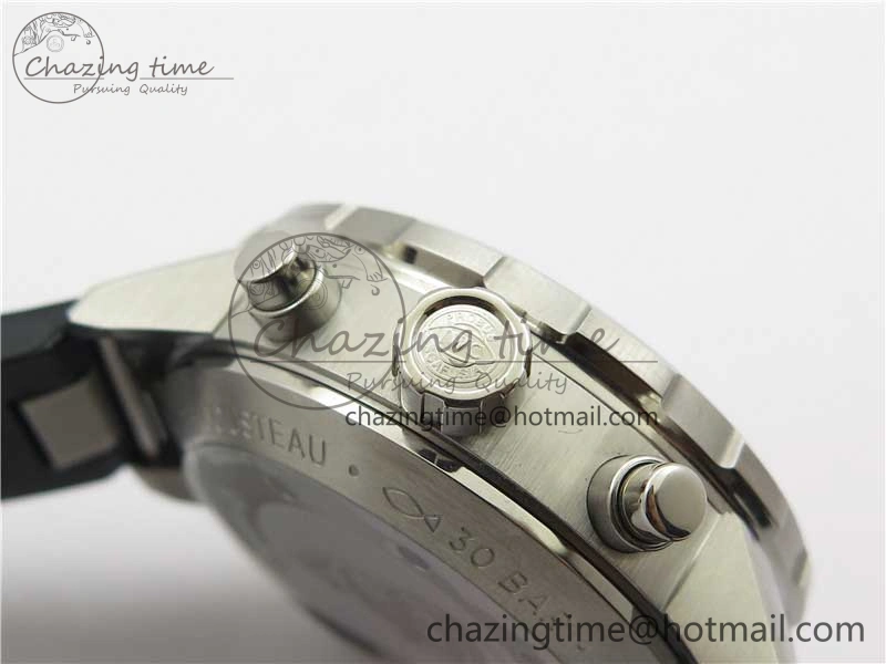 Aquatimer Chrono IW376803 V6F 1:1 Best Edition Blue Dial on Ruber Strap A7750