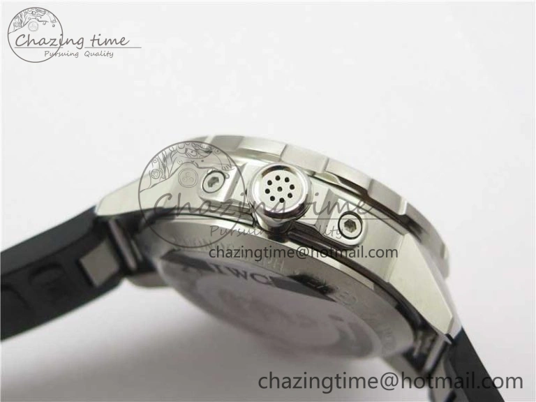 Aquatimer Chrono IW376803 V6F 1:1 Best Edition Blue Dial on Ruber Strap A7750