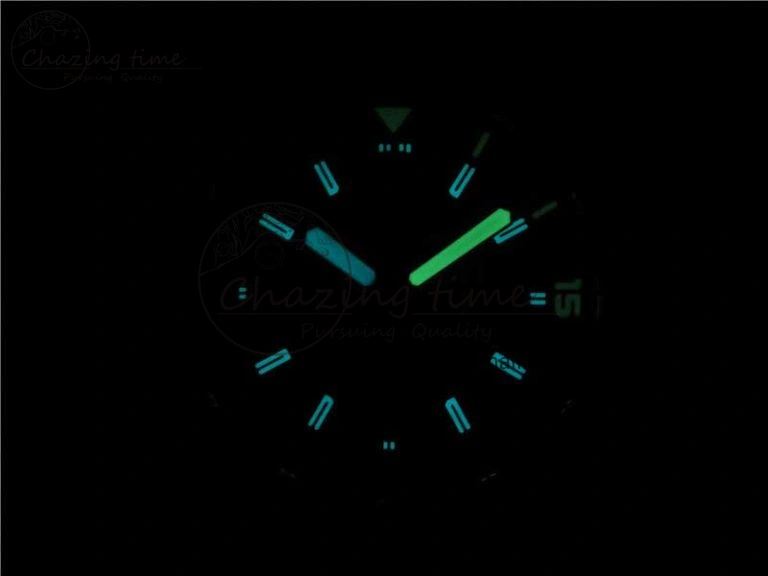 Aquatimer Chrono IW376803 V6F 1:1 Best Edition Blue Dial on Ruber Strap A7750