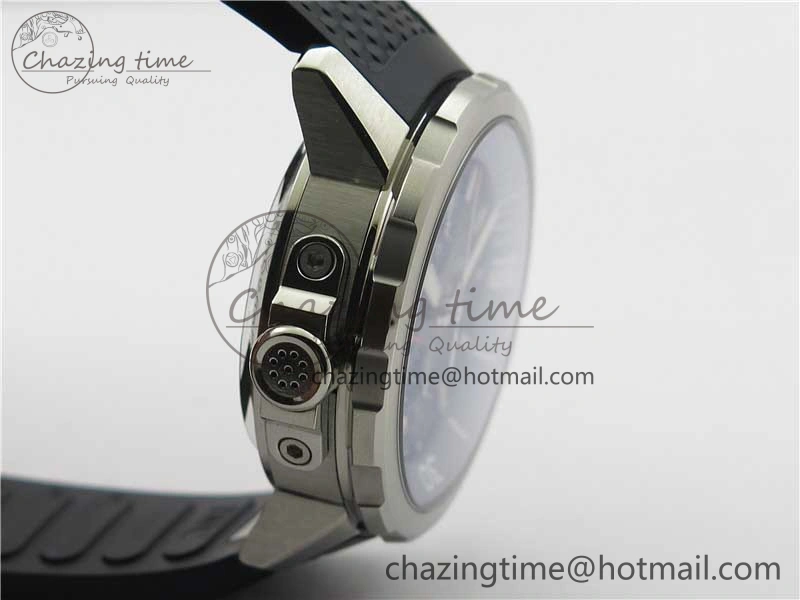Aquatimer Chrono IW376803 V6F 1:1 Best Edition Blue Dial on Ruber Strap A7750