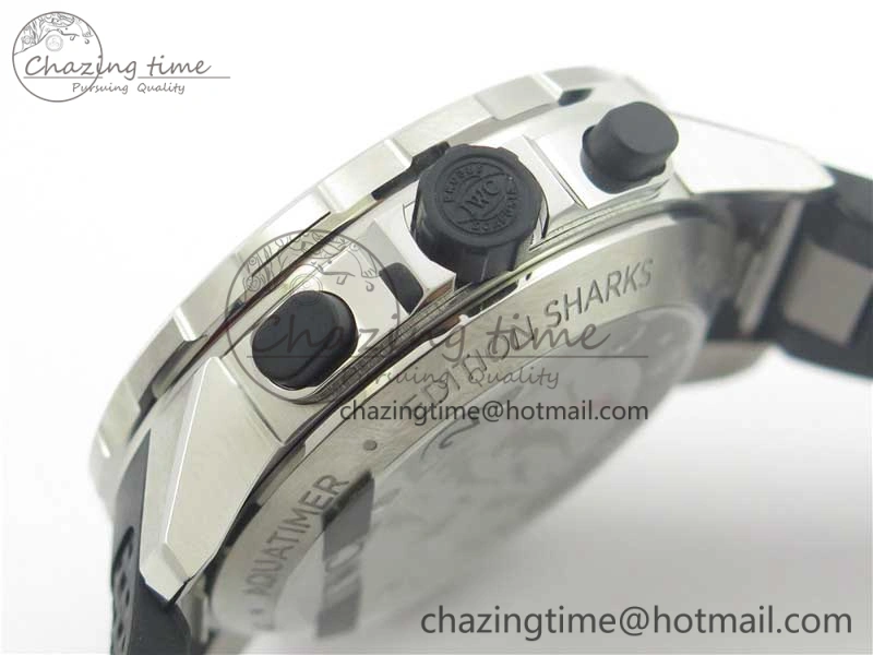 Aquatimer Chrono IW376803 V6F 1:1 Best Edition Gray Dial on Rubber Strap A7750
