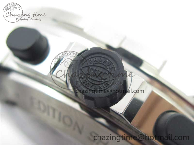 Aquatimer Chrono IW376803 V6F 1:1 Best Edition Gray Dial on Rubber Strap A7750