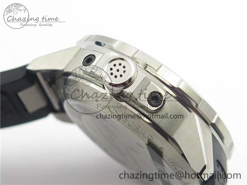 Aquatimer Chrono IW376803 V6F 1:1 Best Edition Gray Dial on Rubber Strap A7750