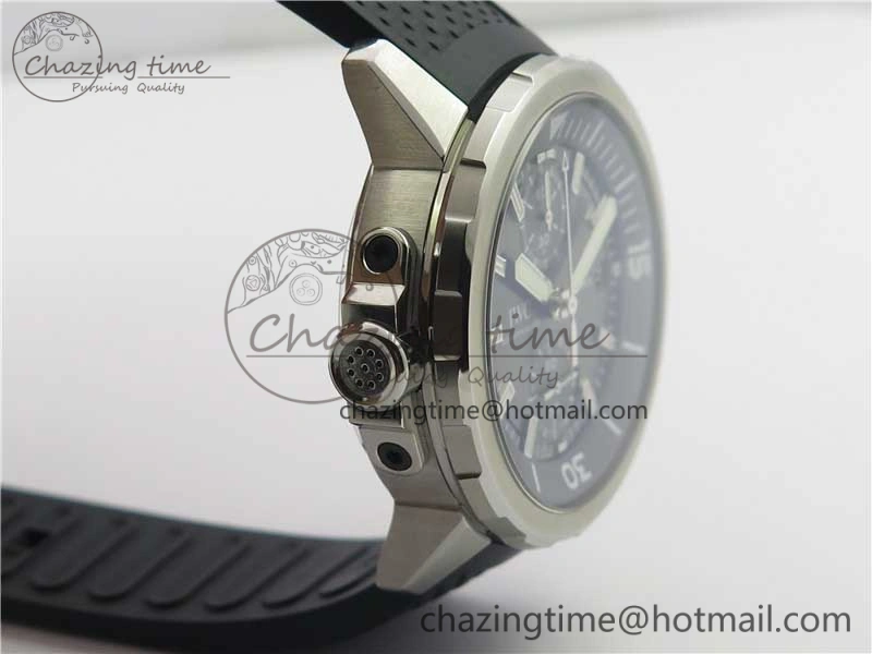 Aquatimer Chrono IW376803 V6F 1:1 Best Edition Gray Dial on Rubber Strap A7750
