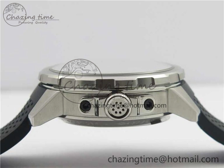 Aquatimer Chrono IW376803 V6F 1:1 Best Edition Gray Dial on Rubber Strap A7750