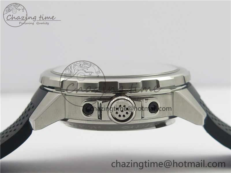Aquatimer Chrono IW376803 V6F 1:1 Best Edition Gray Dial on Rubber Strap A7750