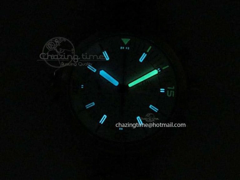 Aquatimer Chrono IW376803 V6F 1:1 Best Edition White Dial On SS Bracelet A7750