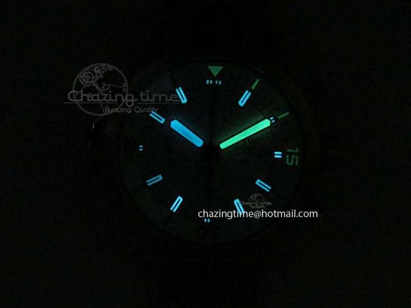 Aquatimer Chrono IW376803 V6F 1:1 Best Edition White Dial On SS Bracelet A7750
