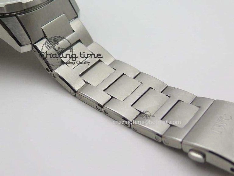 Aquatimer Chrono IW376803 V6F 1:1 Best Edition White Dial On SS Bracelet A7750