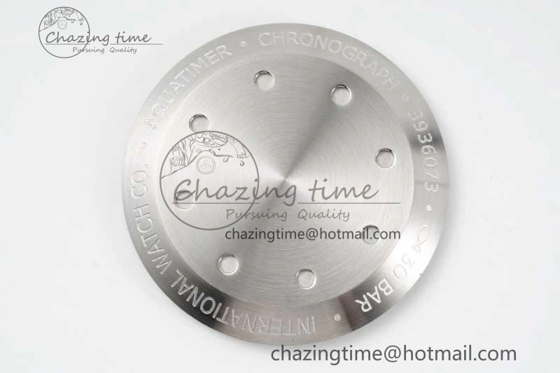 Aquatimer Chrono SS RSF 1:1 Best Edition Black Dial on Black Rubber Strap A7750
