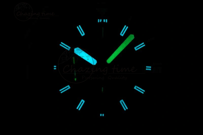Aquatimer Chrono SS RSF 1:1 Best Edition Blue Dial on Black Rubber Strap A7750