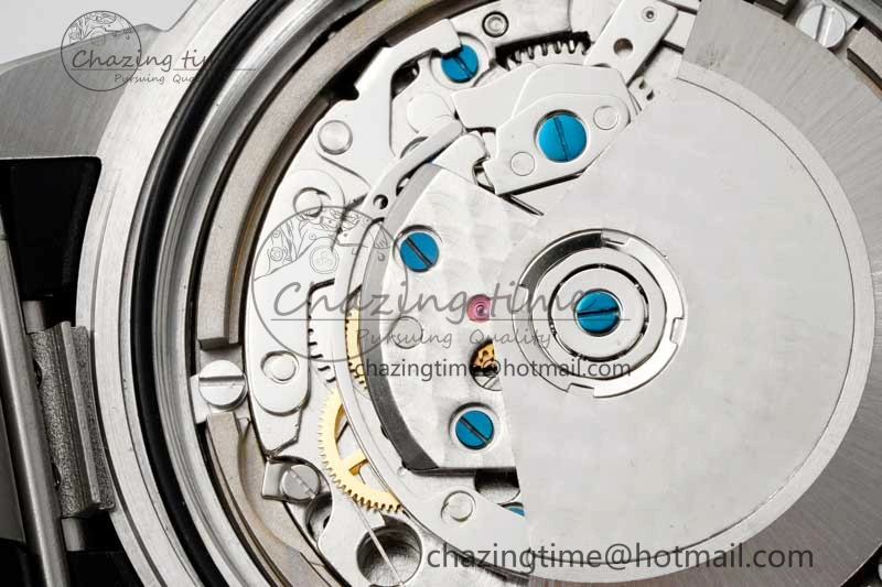 Aquatimer Chrono SS RSF 1:1 Best Edition Blue Dial on Black Rubber Strap A7750