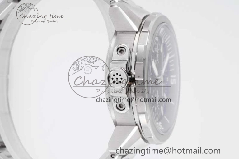 Aquatimer Chrono SS V6SF 1:1 Best Edition Black Dial on SS Bracelet A7750