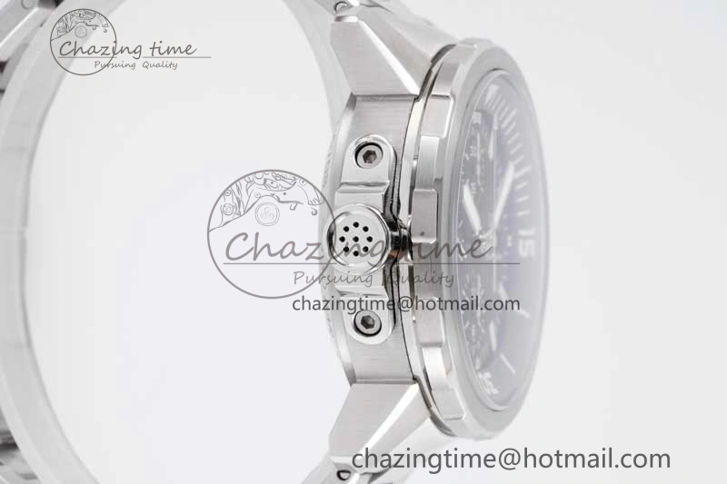 Aquatimer Chrono SS V6SF 1:1 Best Edition Black Dial on SS Bracelet A7750