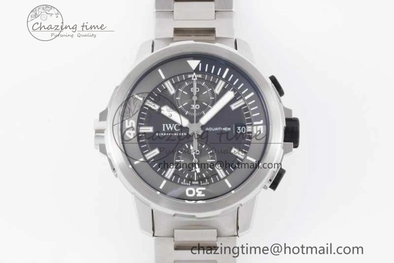 Aquatimer Chrono SS V6SF 1:1 Best Edition Gray Dial on SS Bracelet A7750