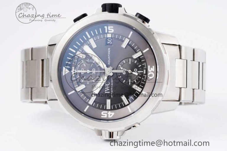 Aquatimer Chrono SS V6SF 1:1 Best Edition Gray Dial on SS Bracelet A7750
