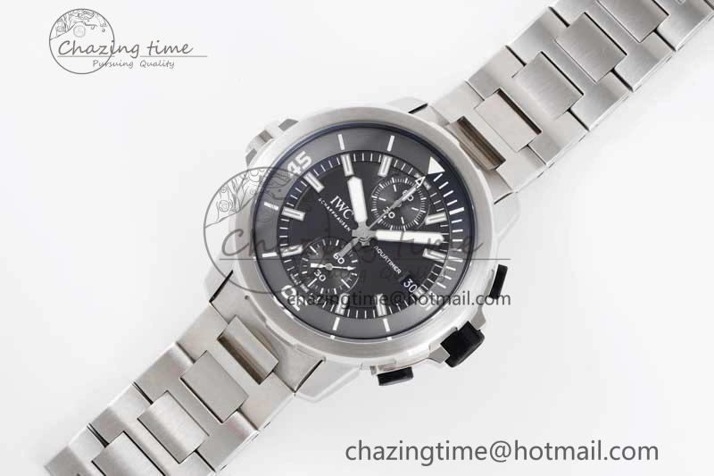 Aquatimer Chrono SS V6SF 1:1 Best Edition Gray Dial on SS Bracelet A7750