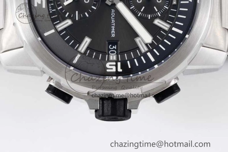 Aquatimer Chrono SS V6SF 1:1 Best Edition Gray Dial on SS Bracelet A7750