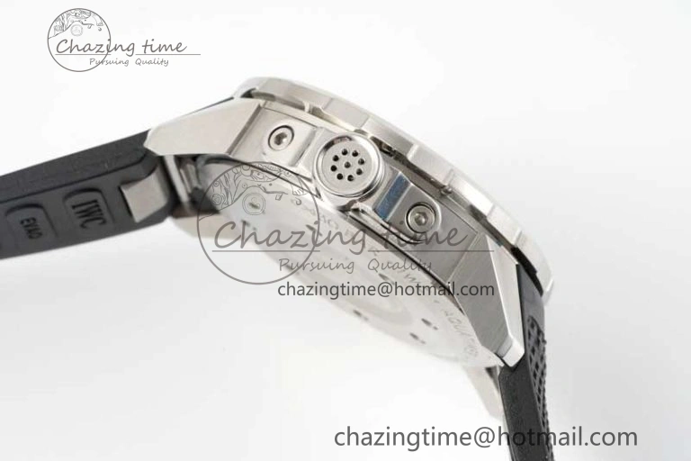 Aquatimer SS IW3290 RSF 1:1 Best Edition Blue Dial on Black Rubber Strap A2892