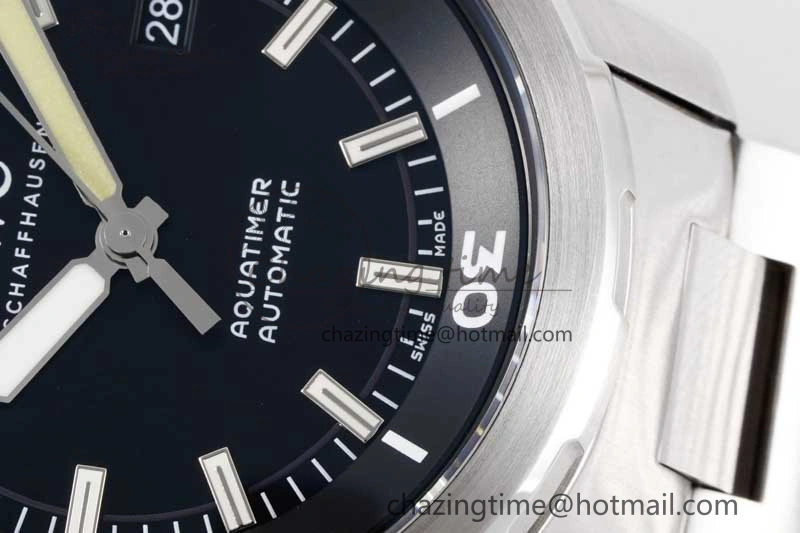 Aquatimer SS IW3290 V6SF 1:1 Best Edition Black Dial on SS Bracelet A2892