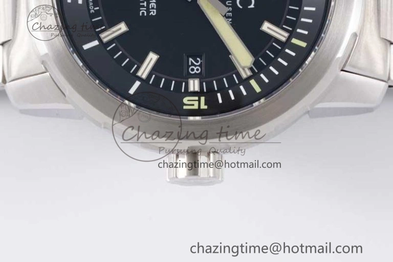 Aquatimer SS IW3290 V6SF 1:1 Best Edition Black Dial on SS Bracelet A2892