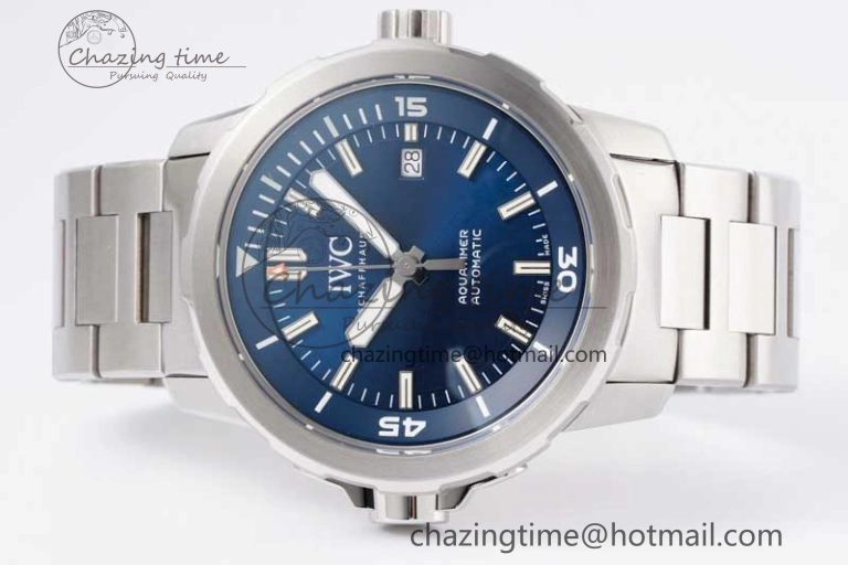 Aquatimer SS IW3290 V6SF 1:1 Best Edition Blue Dial on SS Bracelet A2892