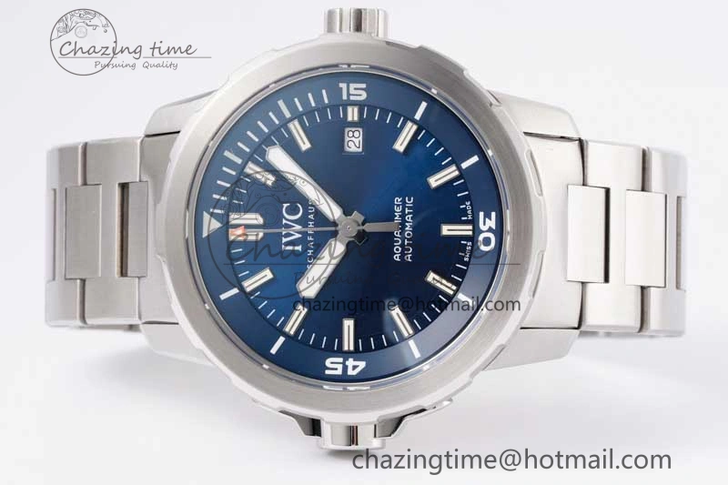 Aquatimer SS IW3290 V6SF 1:1 Best Edition Blue Dial on SS Bracelet A2892