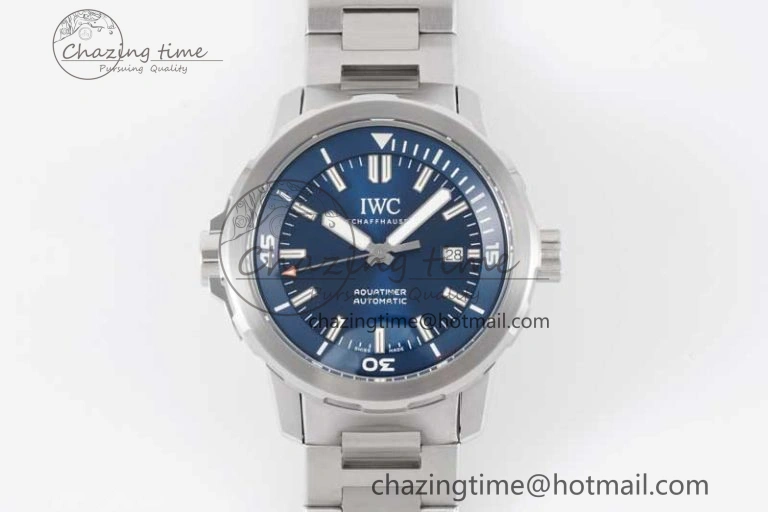 Aquatimer SS IW3290 V6SF 1:1 Best Edition Blue Dial on SS Bracelet A2892