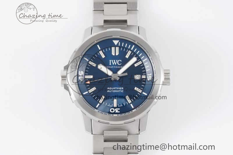 Aquatimer SS IW3290 V6SF 1:1 Best Edition Blue Dial on SS Bracelet A2892