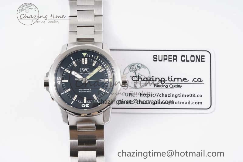 Aquatimer SS IW3290 V6SF 1:1 Best Edition Blue Dial on SS Bracelet A2892