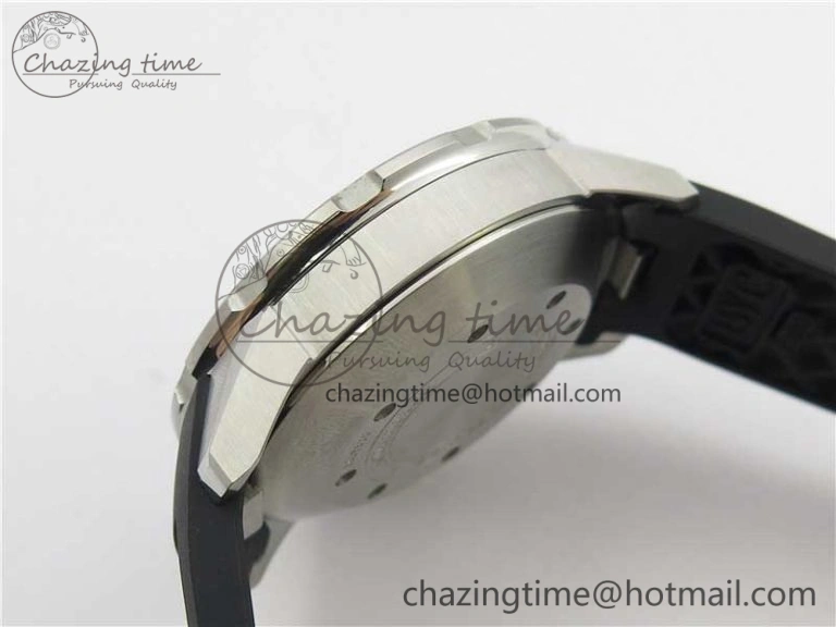Aquatimer SS IW356802 ZZF 1:1 Best Edition Black Dial on Black Rubber Strap MIYOTA9015