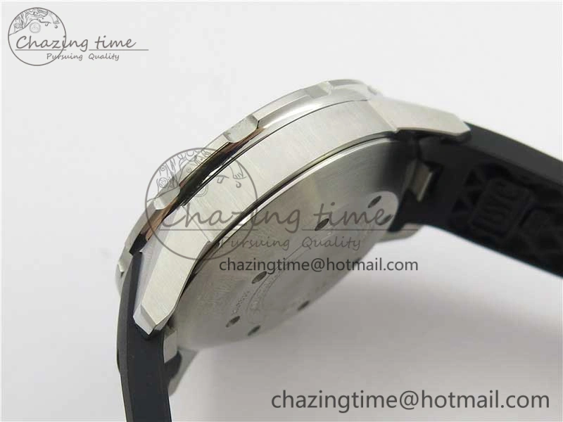 Aquatimer SS IW356802 ZZF 1:1 Best Edition Black Dial on Black Rubber Strap MIYOTA9015