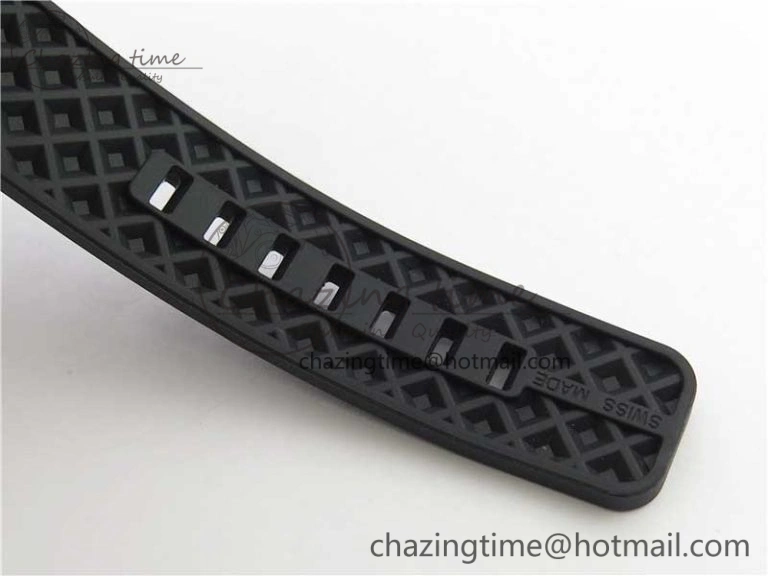 Aquatimer SS IW356802 ZZF 1:1 Best Edition Black Dial on Black Rubber Strap MIYOTA9015